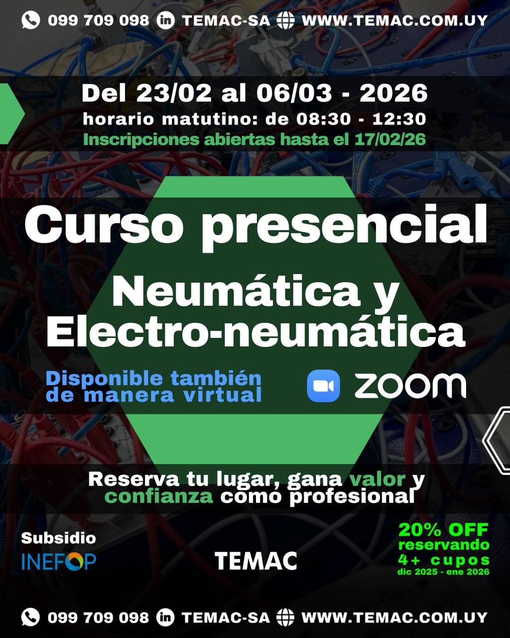 NEUMÁTICA ELECTRONEUMÁTICA INDUSTRIA URUGUAY
