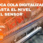 Sensores industriales ifm instalados en línea de producción de Coca-Cola
