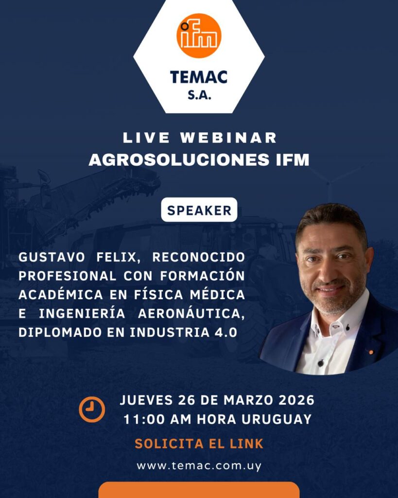 Webinar agrosoluciones TEMAC S.A. sobre sensores y automatización en el agro